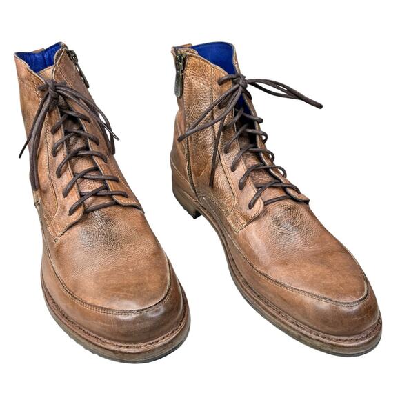 NWT Bed Stu Men’s Spiker Tan Lace Up Chukka Boot Size US 9.5 - Picture 6 of 10